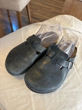 Birkenstock Boston Clogs Black